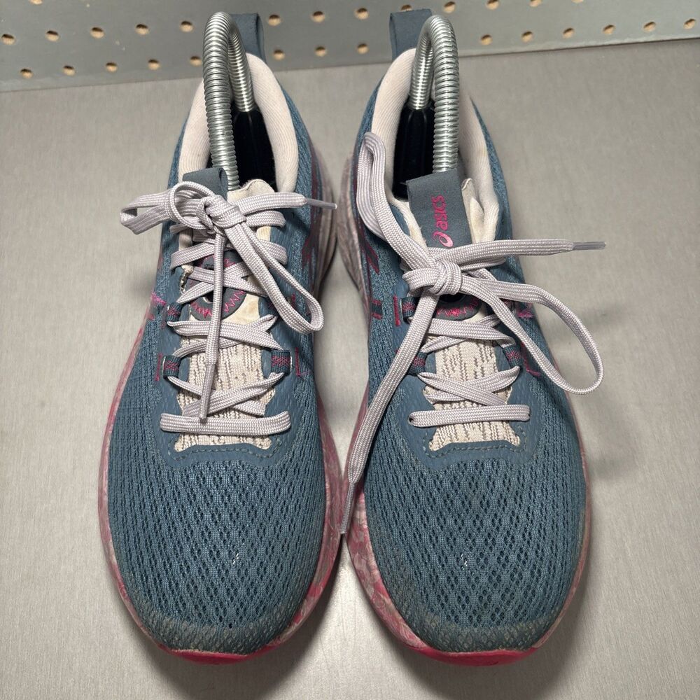 ASICS Gel Noosa Tri 16 Shoes Womens Size 7.5 Blue Pink Sneakers Triathalon - Picture 6 of 14